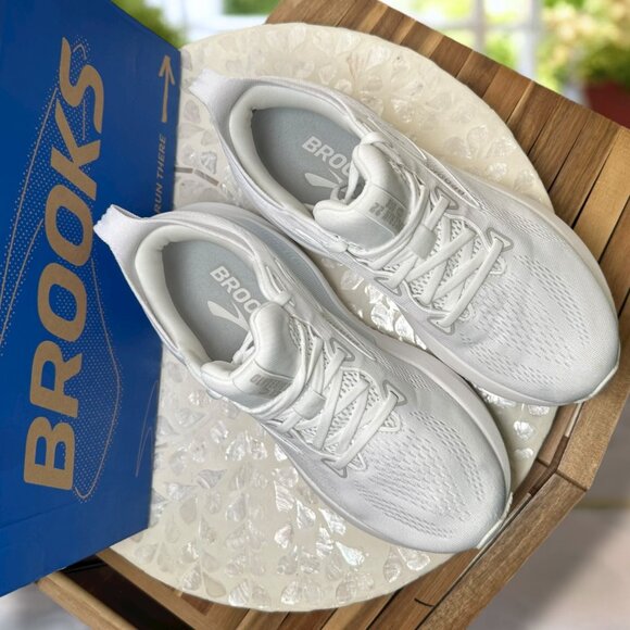 Brooks Glycerin GTS 22 Supportive Road Running Shoes Women’s 9 White 1204351B151 - Picture 11 of 14